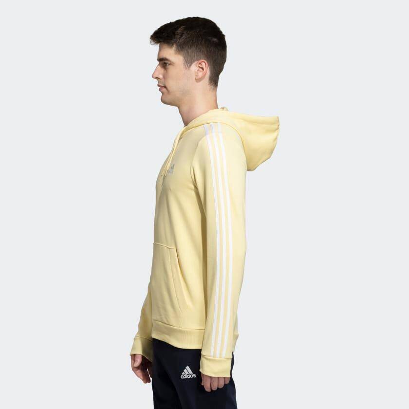 Adidas M 3S FT HD Men Sports Sweatshirts Yellow -  2