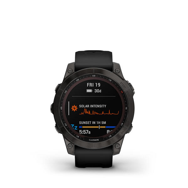 Garmin Fenix 7 Smartwatch Sapphire Solar/Carbon Grey DLC