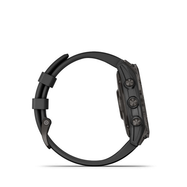 Garmin Fenix 7 Smartwatch Sapphire Solar/Carbon Grey DLC Titanium