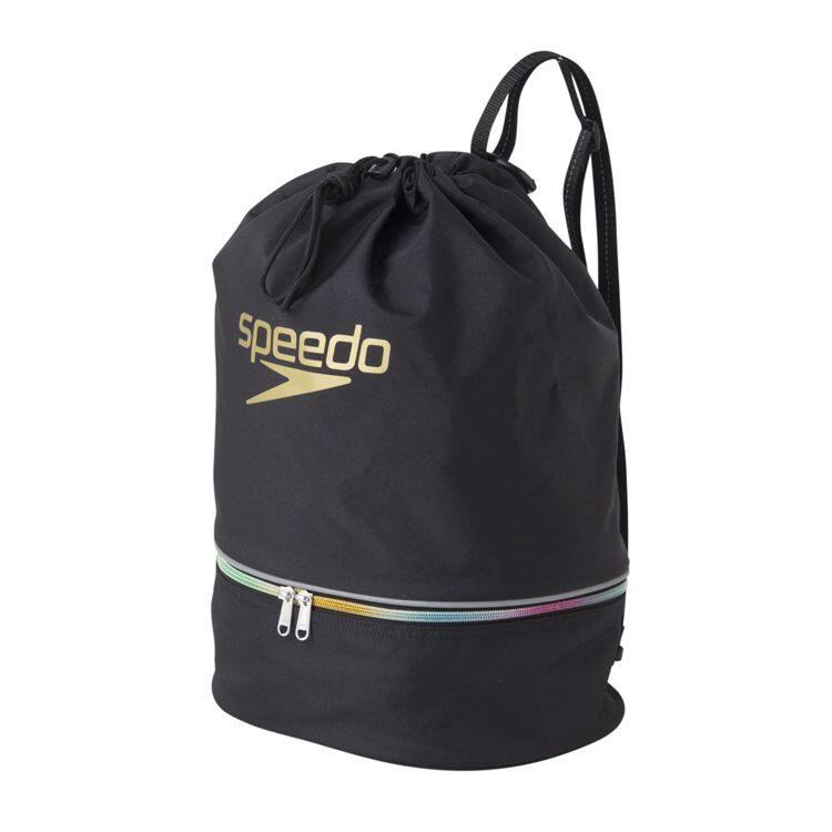 2 Room Drawstring Bag - Black