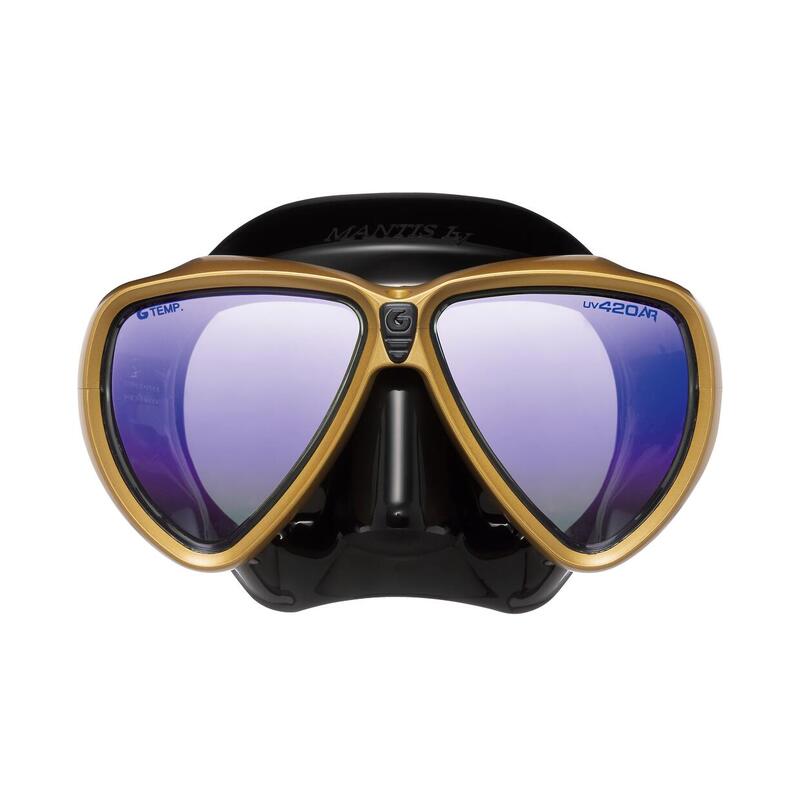 MANTIS LV Adult Unisex Diving Mask - Gold