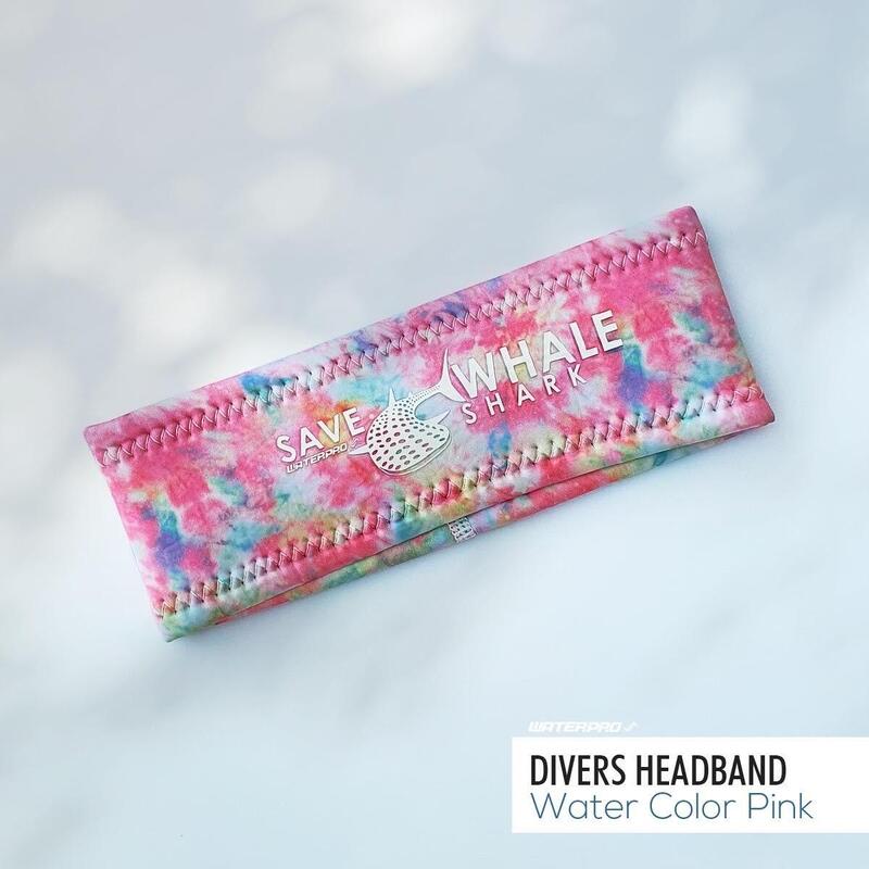 Adult Waterproof Diving Headband - Pink/Multi