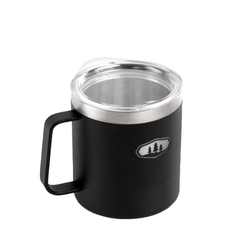 Glacier Stainless Steel Camping Cup 15 oz. - Black