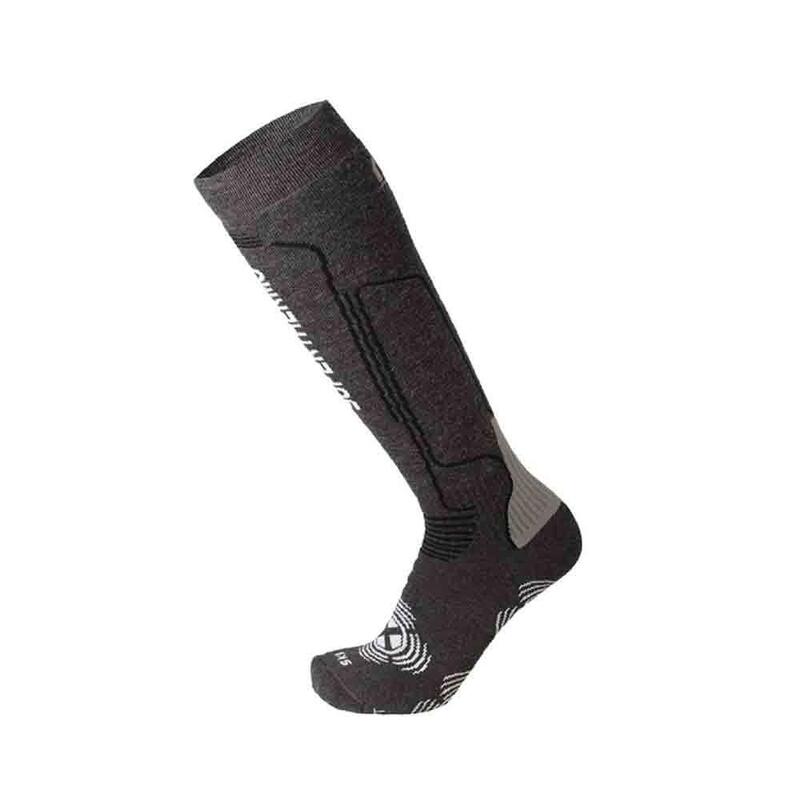 Unisex Heavy Weight Superthermo Primaloft Ski Socks - Grey