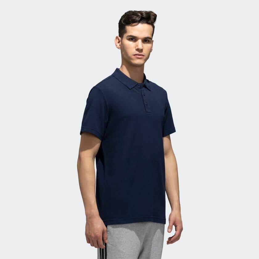 Adidas ESS BASE POLO Men Sports Polo Shirts Navy Blue -  4