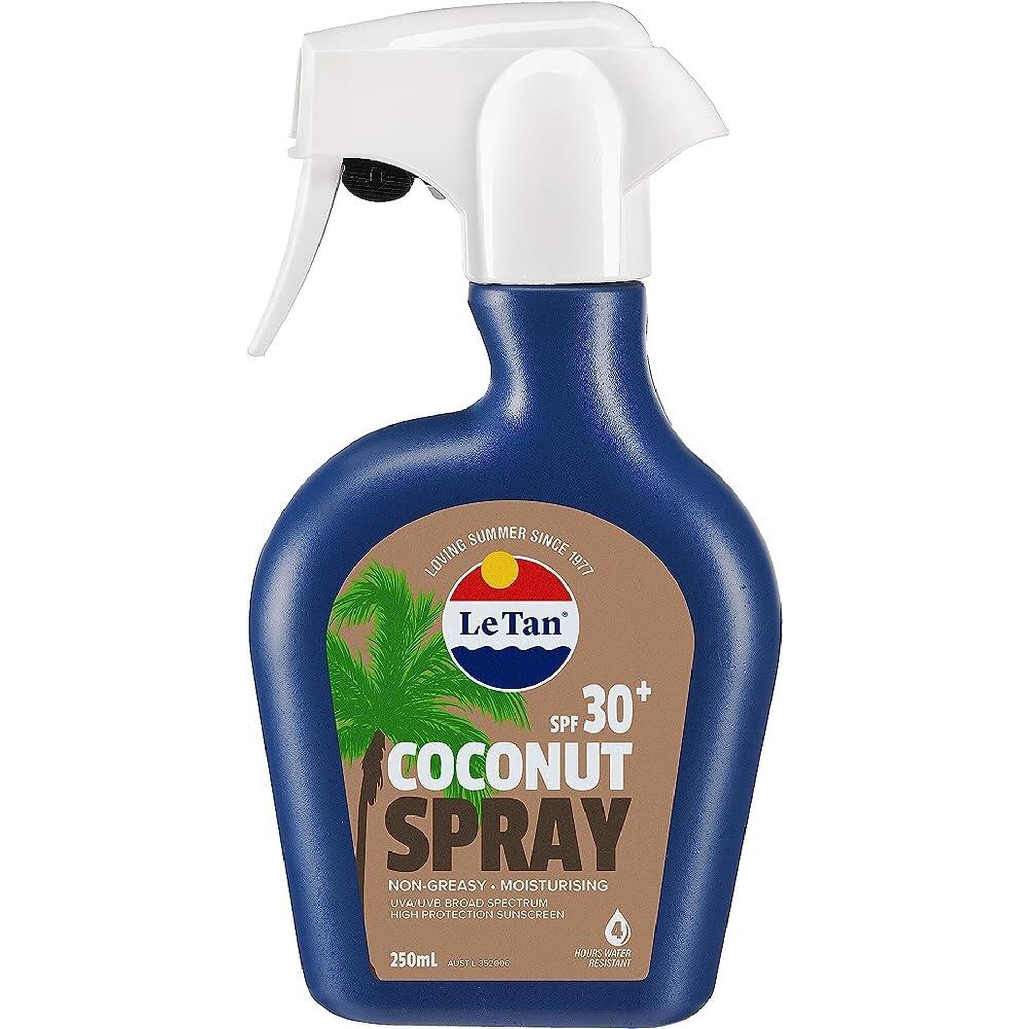 Coconut Moisturising SPF 30+ Sunscreen Spray 250ml