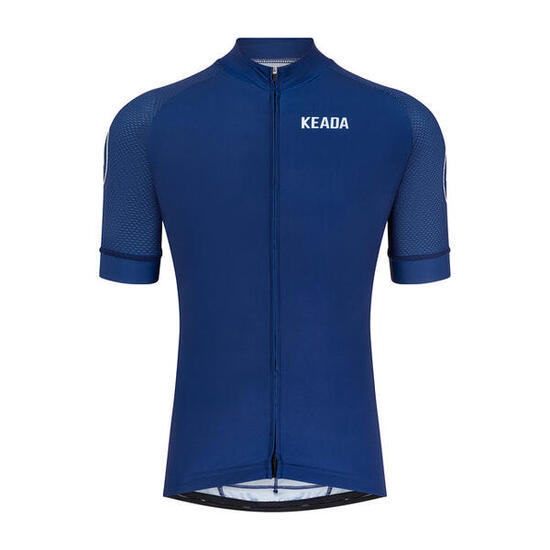 Maillot de cyclisme essentiel pour homme à manches courtes - Bleu marine