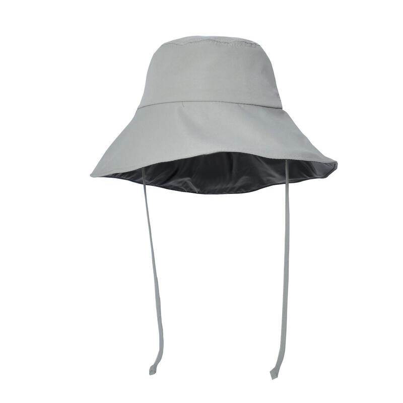 LD Women Versatile Ruffled Packable Anti UV Outdoor Hat - Light Green