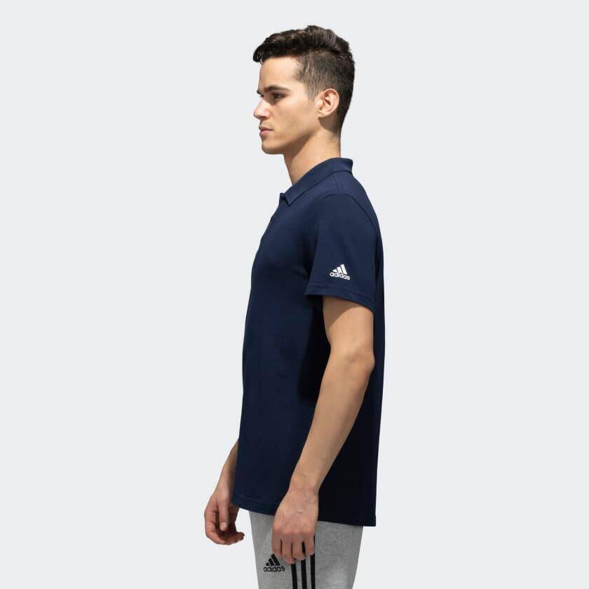 Adidas ESS BASE POLO Men Sports Polo Shirts Navy Blue -  3