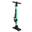 Alloy FV and AV Floor Pump (with Air Pressure Gauge) - White Light Green