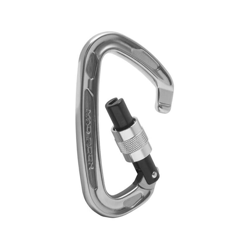 Ultra Tech Screw Gate Climbing Carabiner - Silver