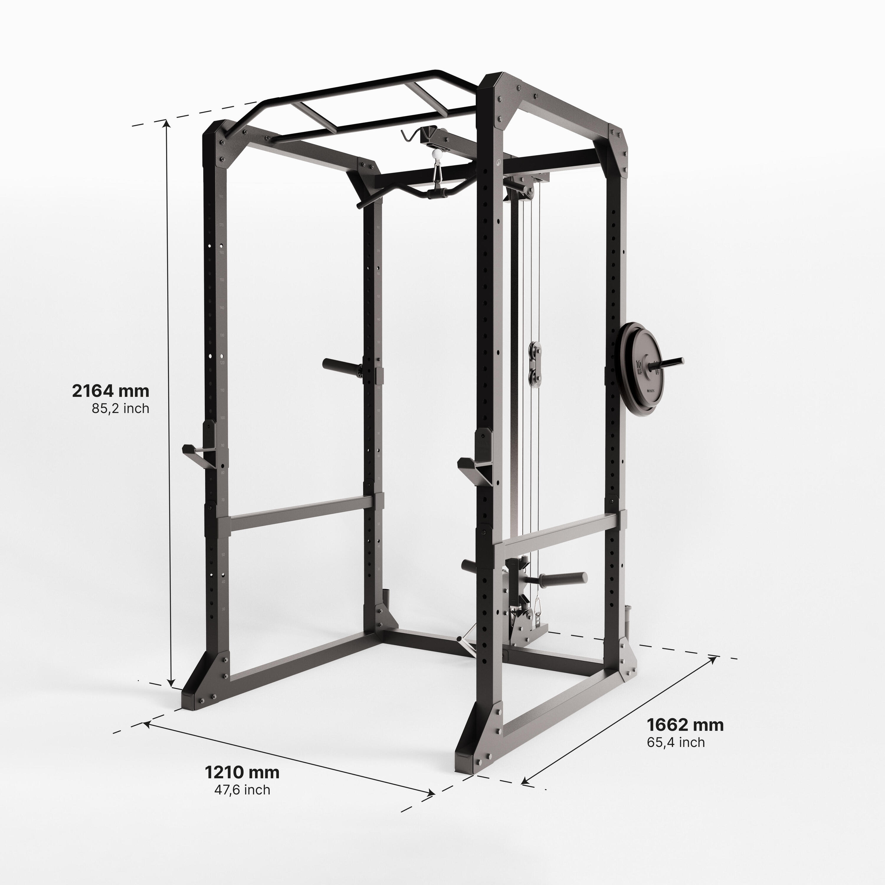 Seconde vie Cage de musculation - power rack 900 2/5