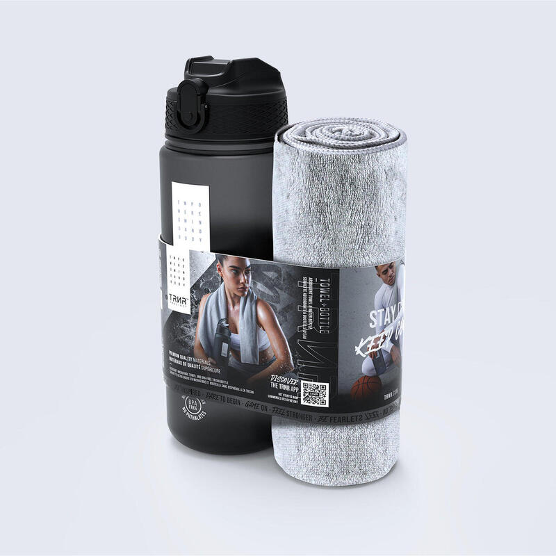 吸水快乾毛巾+運動水樽 (不含BPA+Phthalate）WLN4