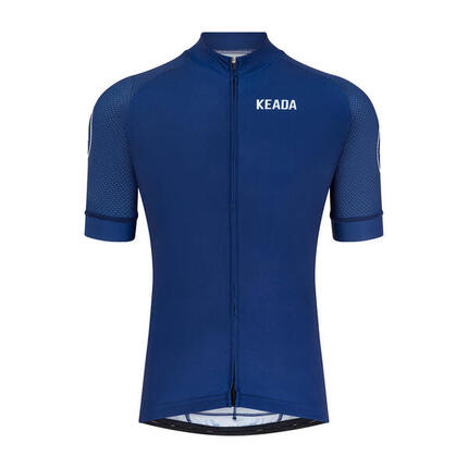 Maillot de cyclisme essentiel pour homme à manches courtes - Bleu marine