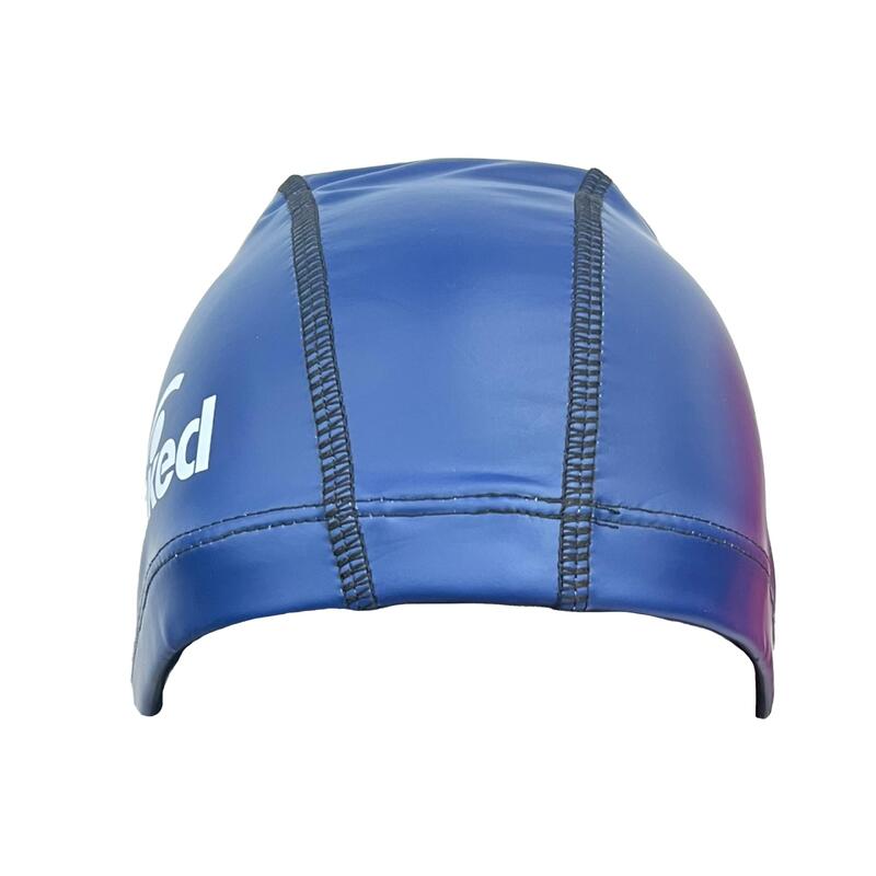 PU Coated Adult Swimming Cap - Navy