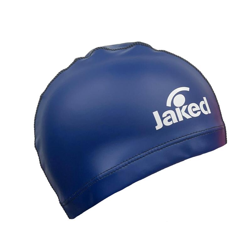 PU Coated Adult Swimming Cap - Navy