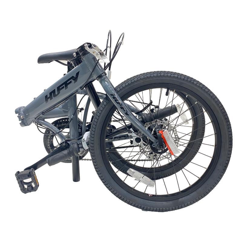 (Unassembled) STONE 20 inch 12-Speed Suspension Folding Bike - Grey