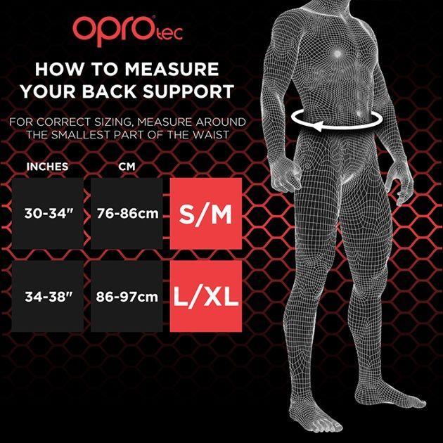 OPROtec Adjustable Back Support