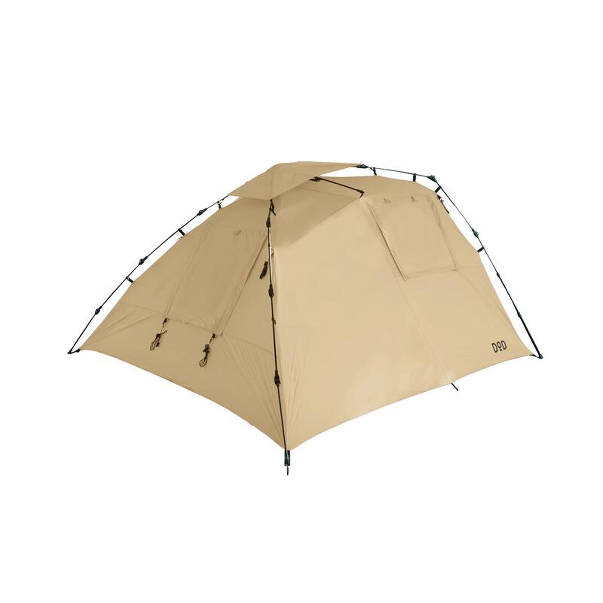 Rider's Bike In T2-466-TN 2 Person Camping Tent - Tan