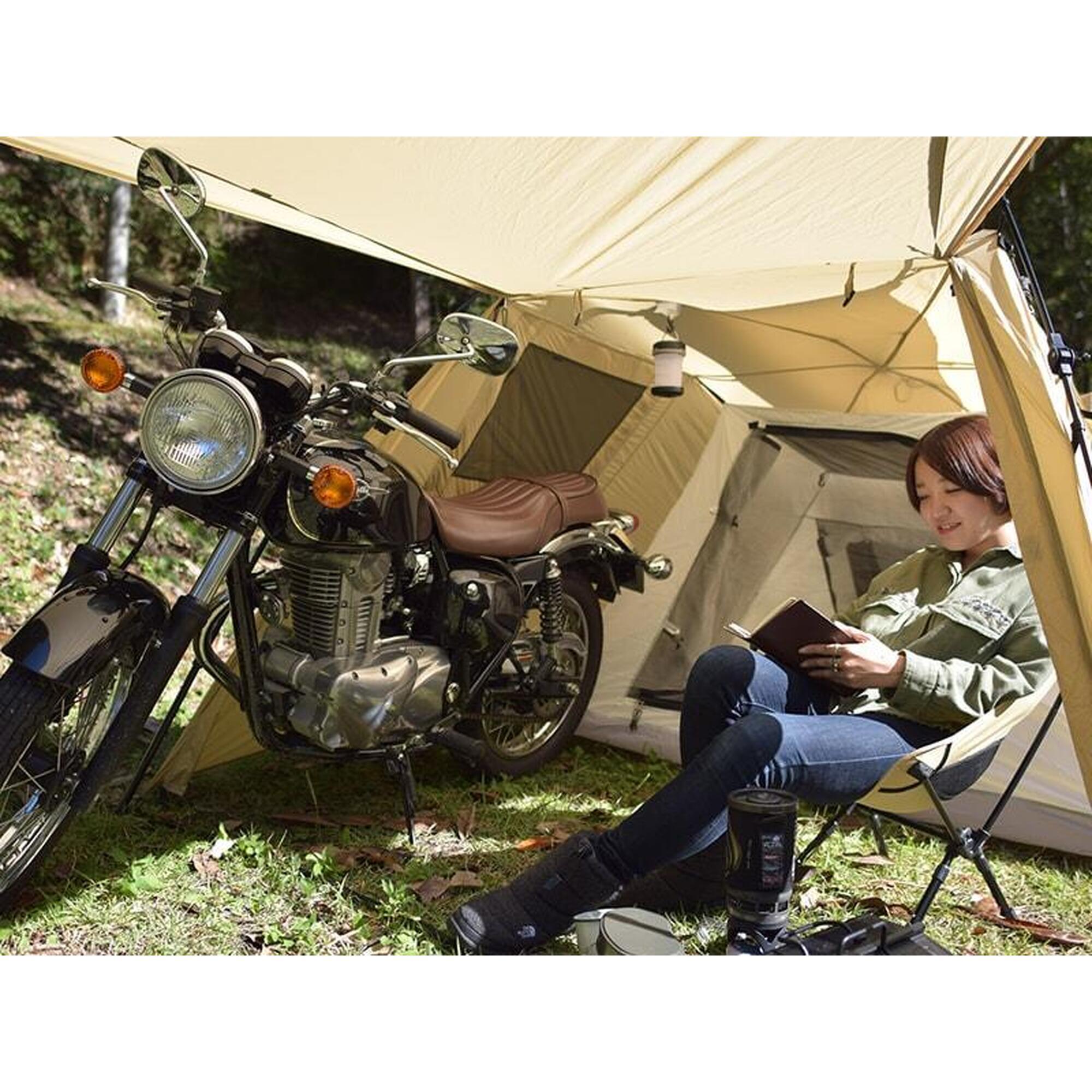 Rider's Bike In T2-466-TN 2 Person Camping Tent - Tan