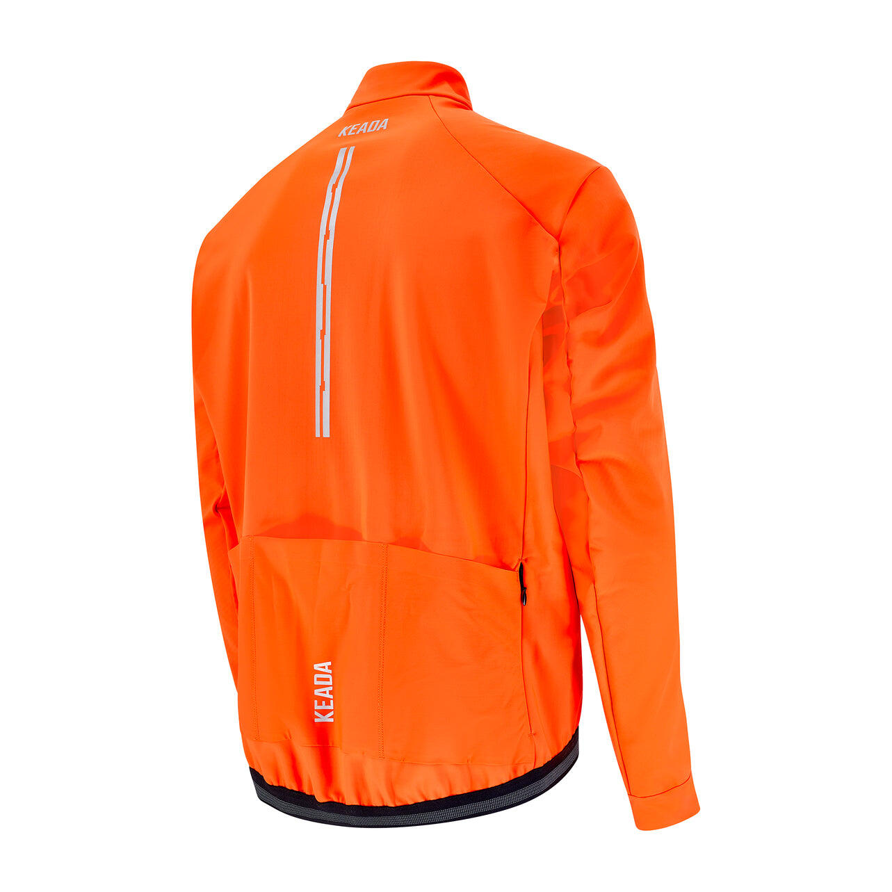 Cazadora Storm Naranja - Chaqueta Térmica de Ciclismo para Hombres 3/5