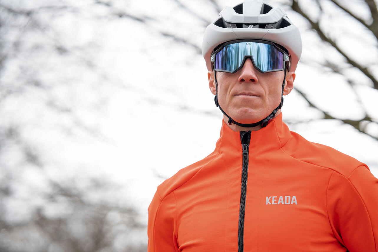 Cazadora Storm Naranja - Chaqueta Térmica de Ciclismo para Hombres 4/5