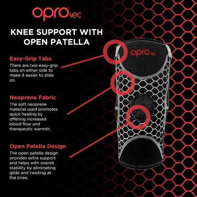 OPROtec Knee Support With Open Patella