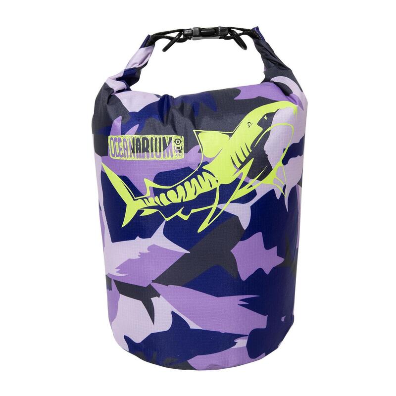 Camo Dry Bag 5L - Purple (tiger shark)