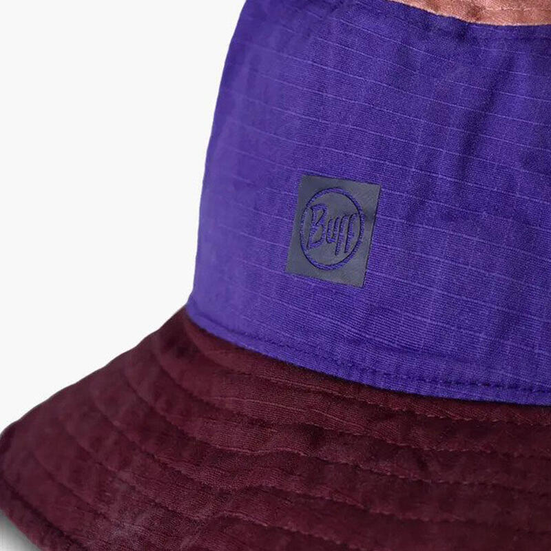 Adult Unisex Adjustable Hiking Sun Bucket Hat - Hak Purple