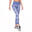 Women Reversible High-Waist Breathable Activewear Mesh Legging - BLUE