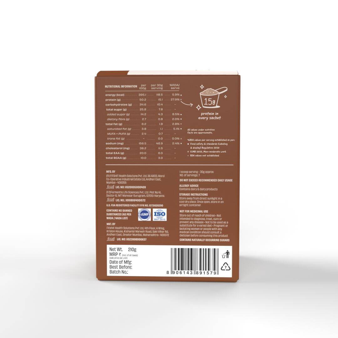 The Whole Truth Protein Powder Sampler Pack Cold Coffee 15g protein Pack of 7 -  3