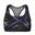 ZTY118 Non Wire Intensive Sport Bra - Black with Neon Pattern