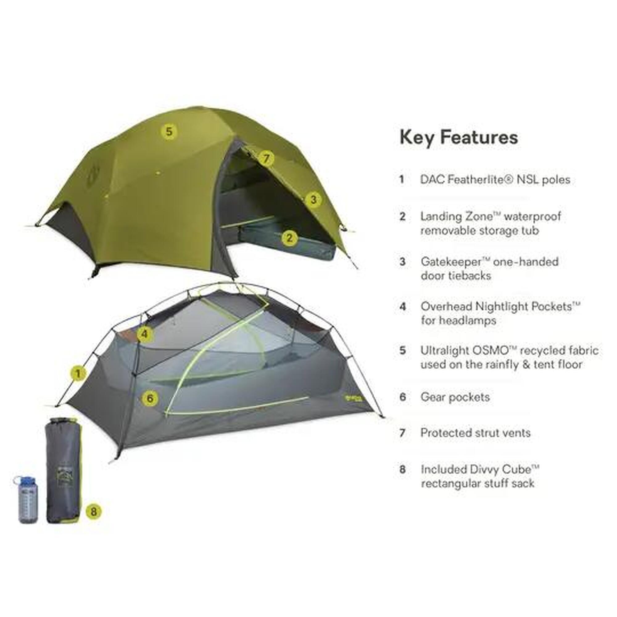 DAGGER OSMO 2P 露營帳篷營 / 二人營 - 綠色