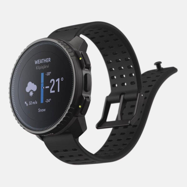 Vertical Outdoor Electronic Watch - All Black