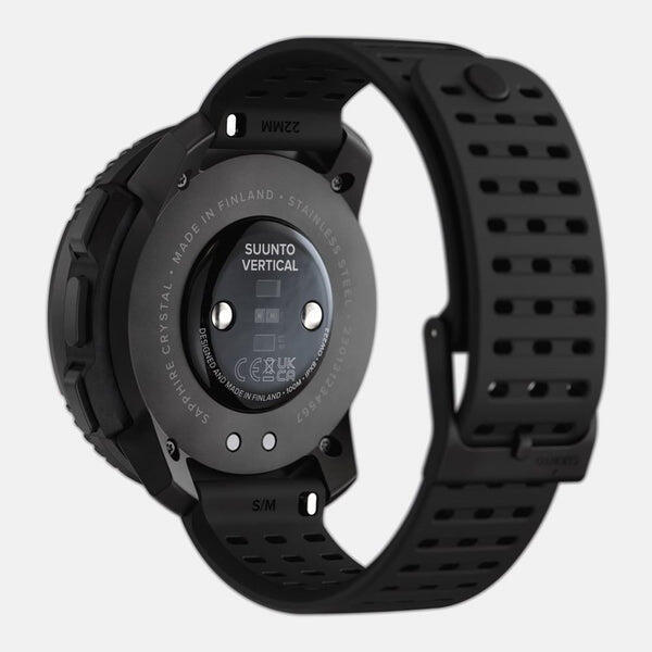 Vertical Outdoor Electronic Watch - All Black