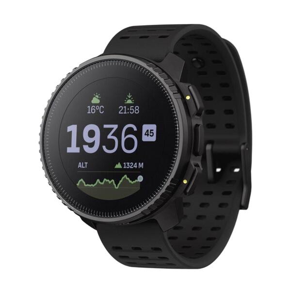 Vertical Outdoor Electronic Watch - All Black