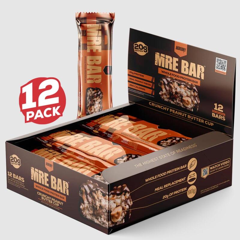 20G Protein MRE Protein Bar (12pcs x67g) - Crunchy Peanut Butter Cup