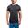 Men 6in1 Plain Tight-Fit Gym Running Sports T Shirt Fitness Tee - GREY