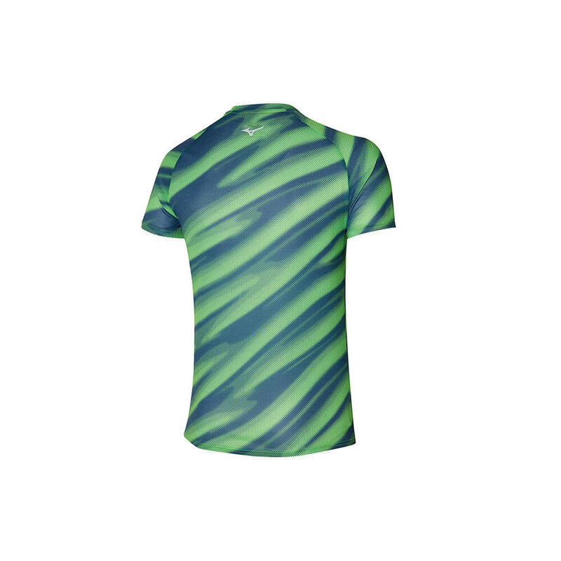 DryAeroFlow Graphic 男裝跑步短袖上衣 - 綠色