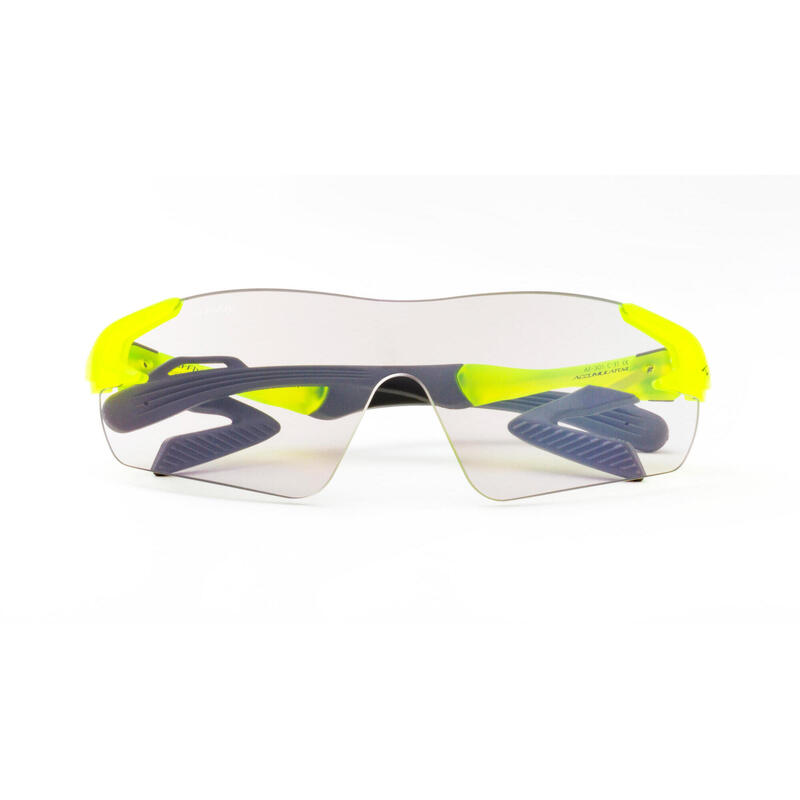 AF-301 C-31 Mirror Lens Sunglasses - Neon Yellow Matt
