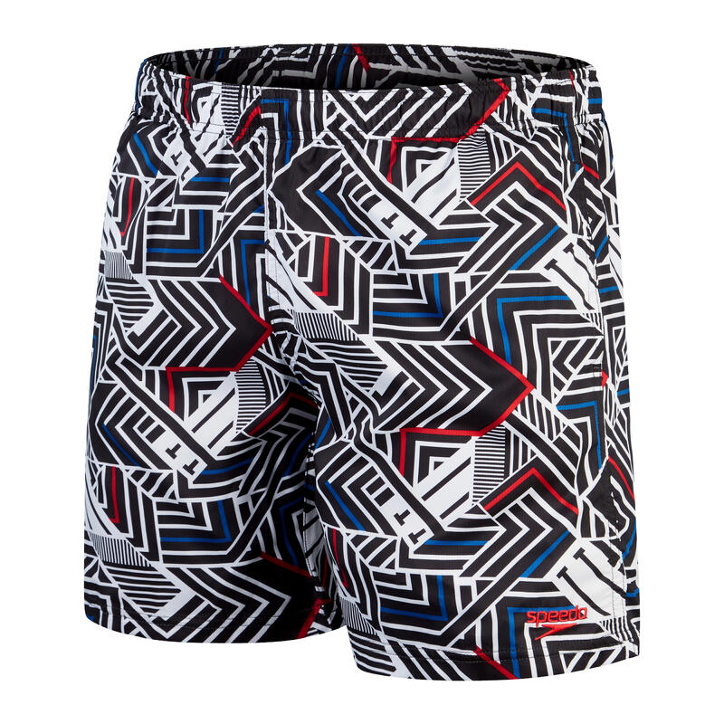 MEN'S PRINTED WATERSHORTS - WHITE