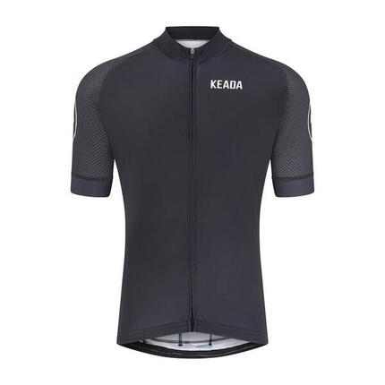Maillot de cyclisme essentiel pour homme à manches courtes - Noir