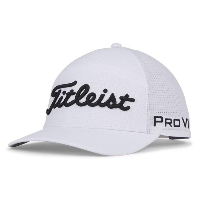 TOUR FEATHERWEIGHT 中性超輕可調整式高爾夫球帽 - 白色/灰色迷彩