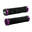 CROSS X TRAINER MTB BICYCLE LOCK ON BONUS - BLACK/PURPLE