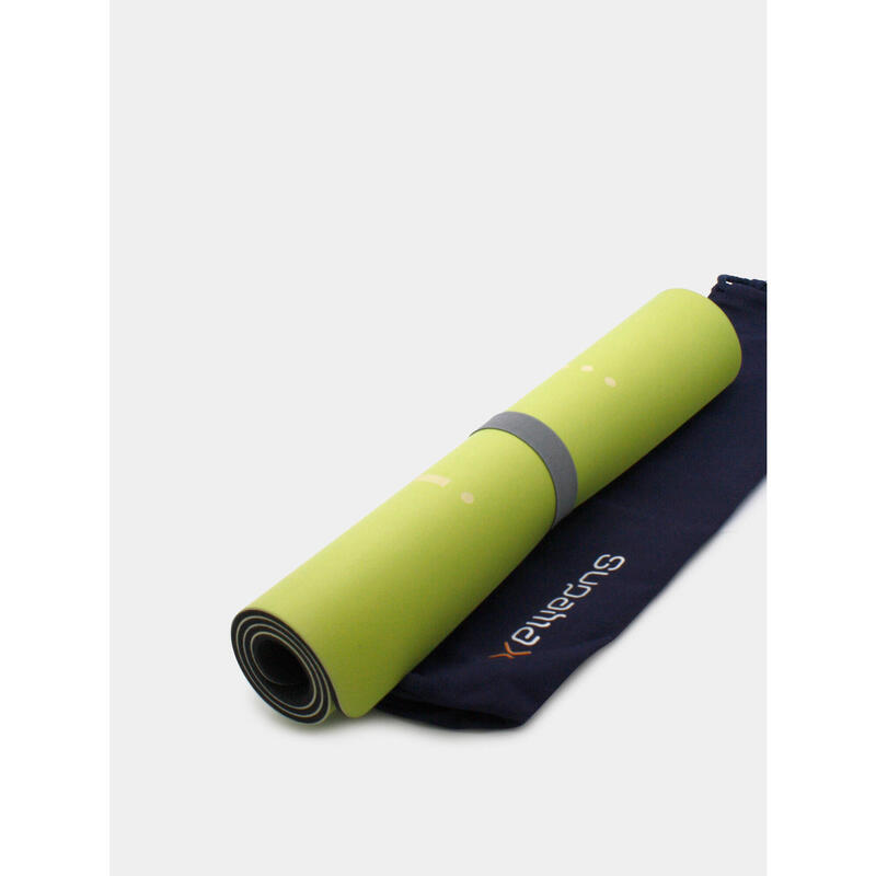 PU Yoga Mini Mat 4mm - Apple Green