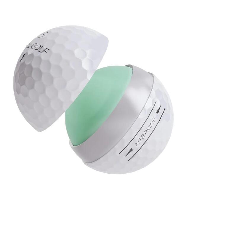 MTB PRIME 3 LAYERS GOLF BALL (12PCS) - WHITE