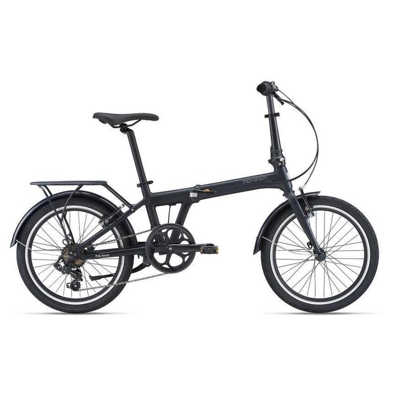 (Assembled) MOMENTUM 2022 PAKAWAY 1 FOLDING BIKE-MATTE BLACK-20"