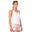 Women Y-Back Cotton Gym Running Sports Vest Tank Top Singlet - WHITE