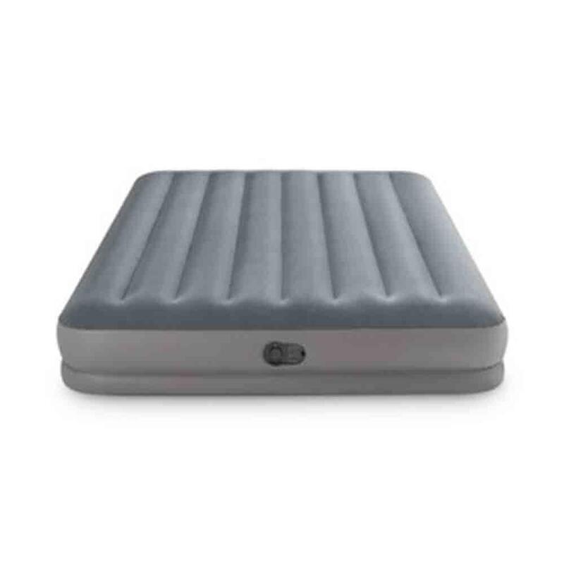 Queen Dura-Beam Prestige Inflatable Camping Mattress w/USB Pump - Grey