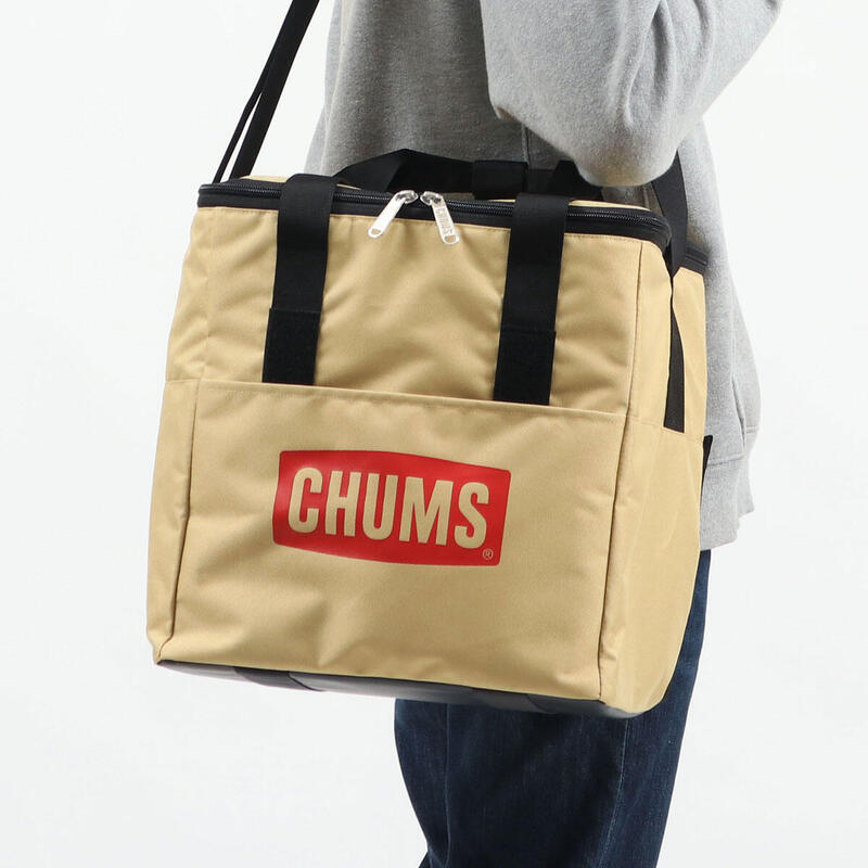 Chums Logo Soft Cooler Bag 12L - BEIGE